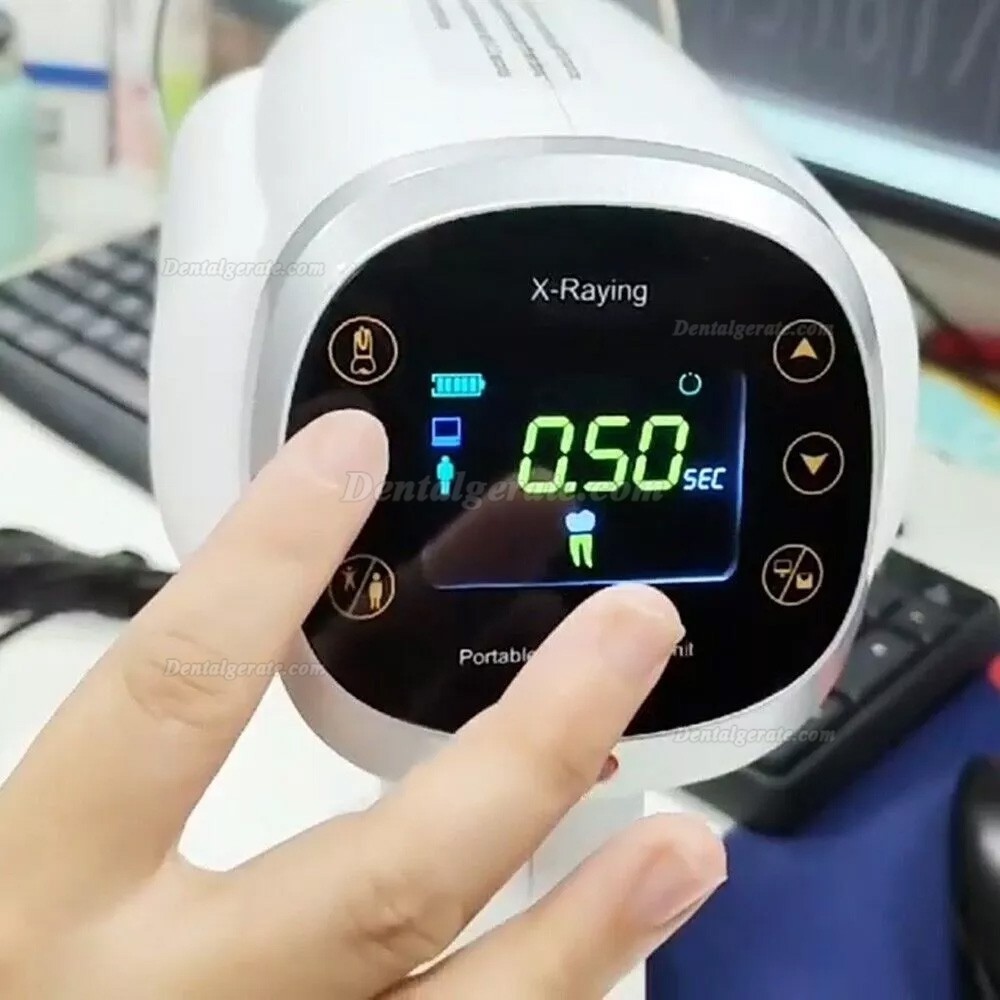 Dental Mobiles Digitales R&ouml;ntgenger&auml;t RAY-500X mit Schutzschild